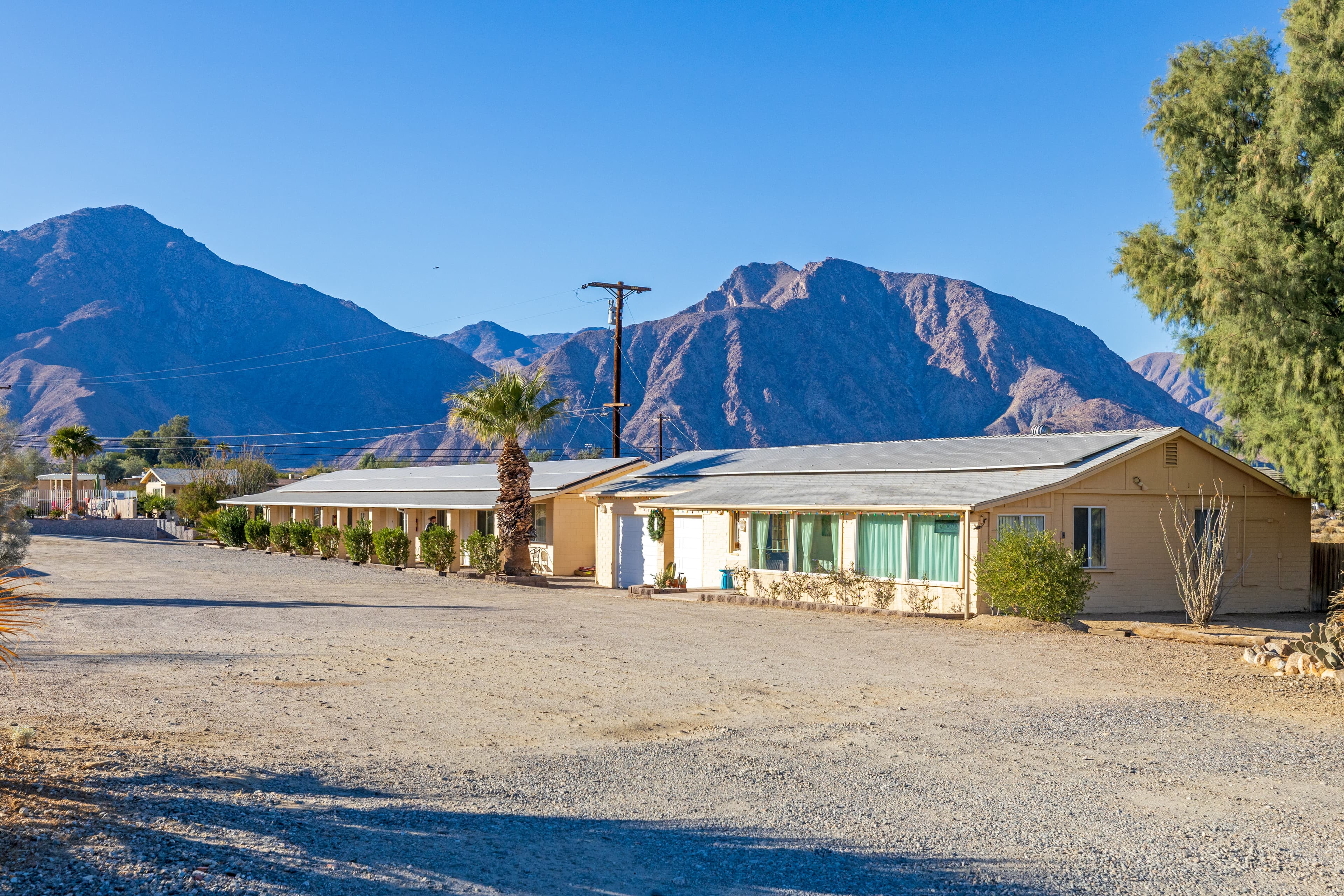 Motel entrance