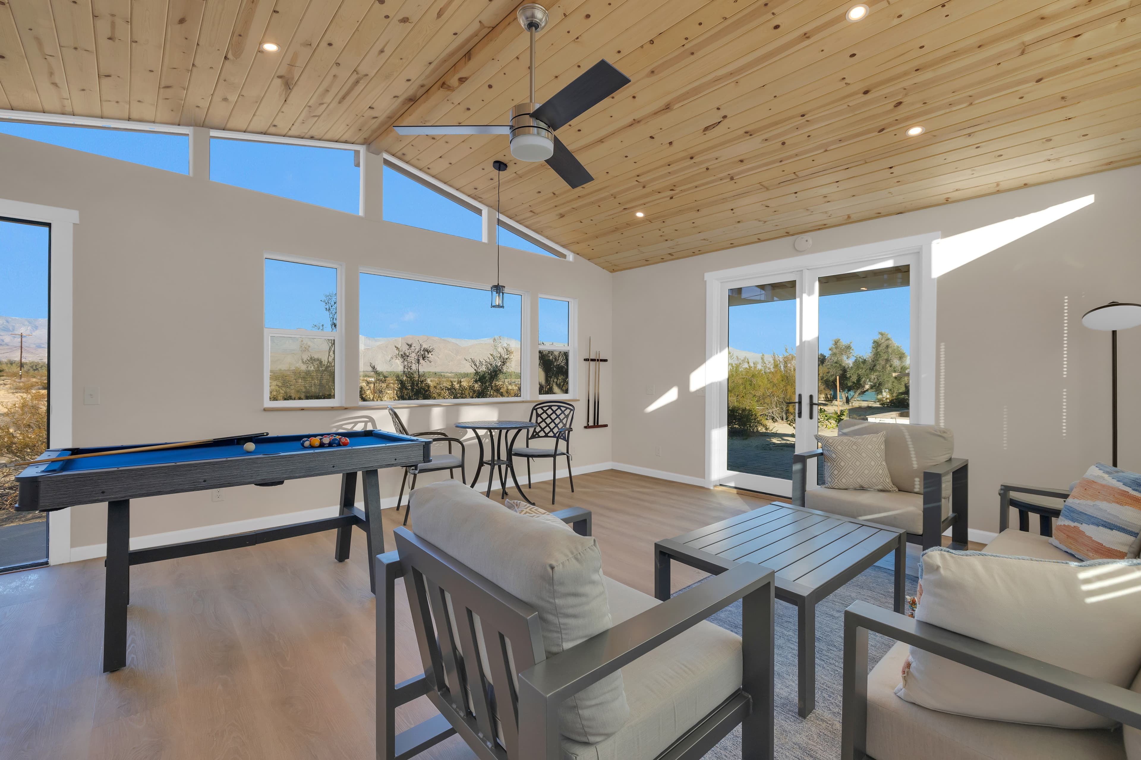 Stunning desert and Santa Rosa mountain views from the Clubhouse