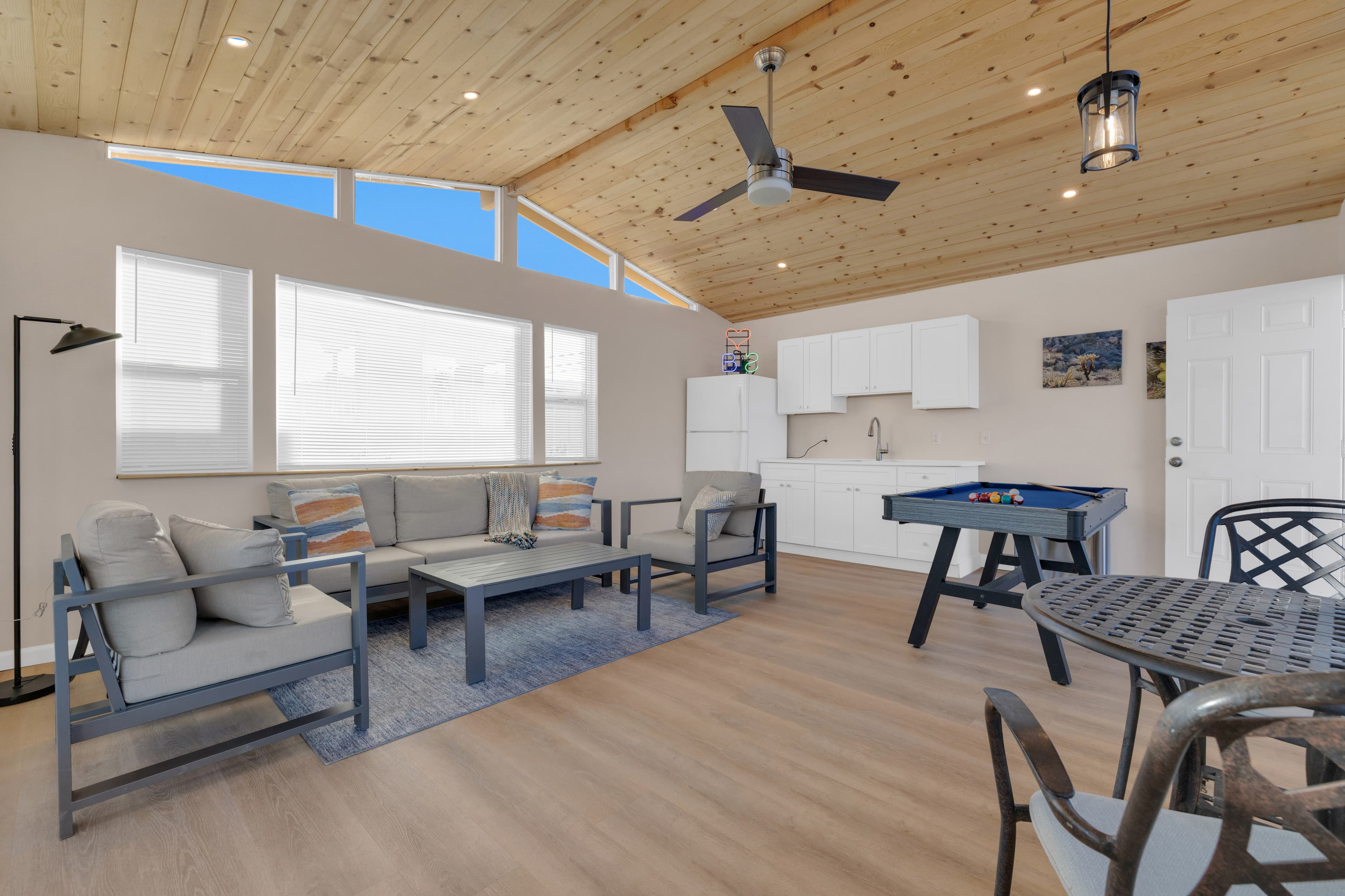 Comfortable seating for intimate gatherings