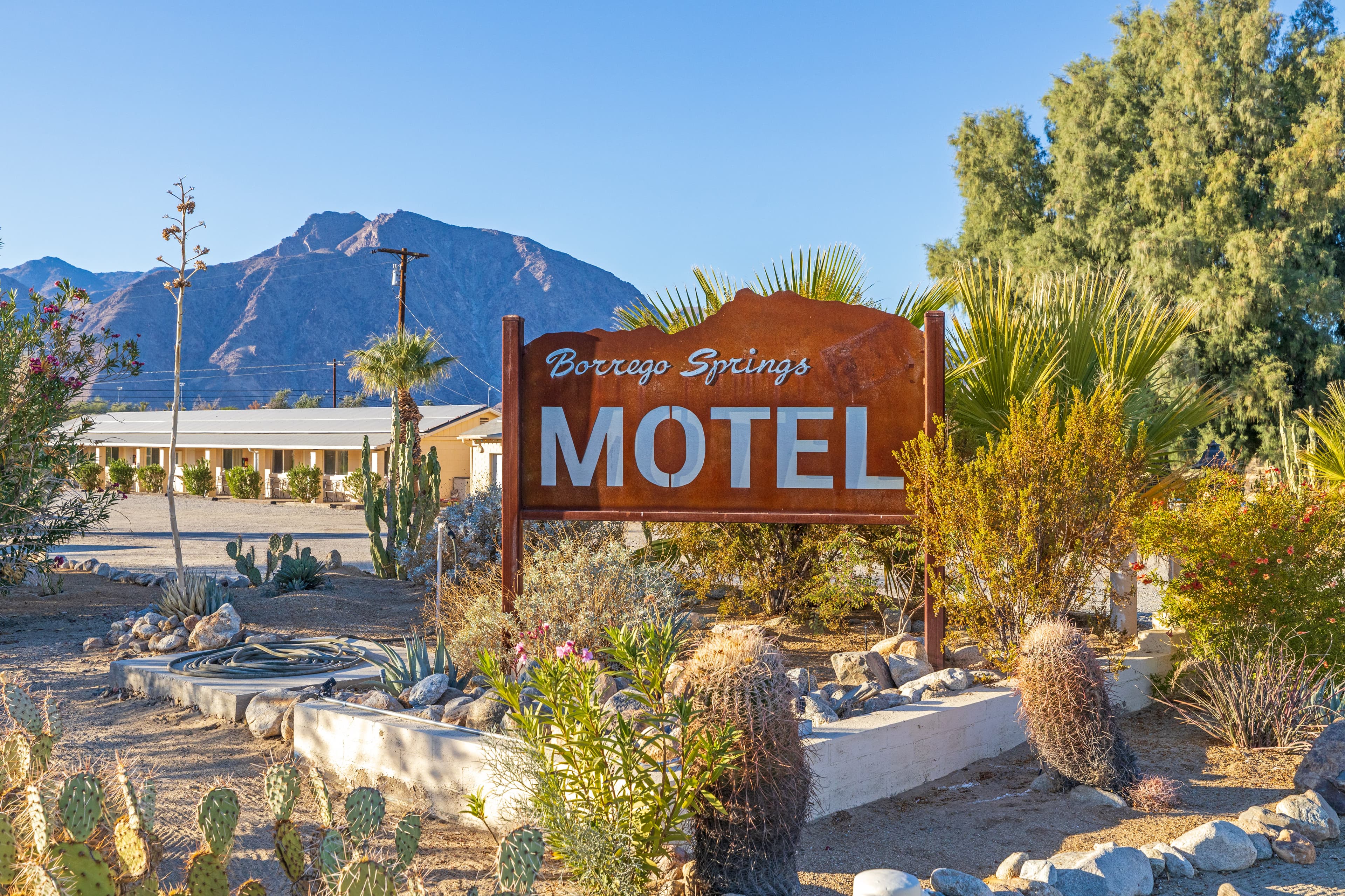 Borrego Springs Motel entrance